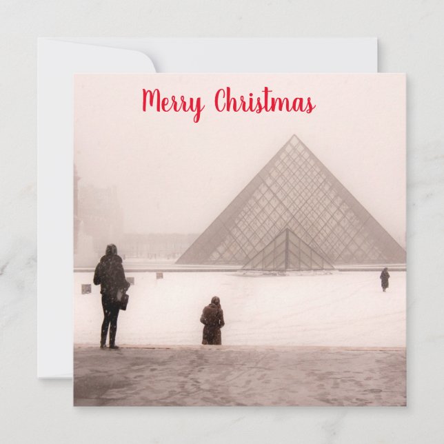 Christmas Flat Greeting Card (Front)