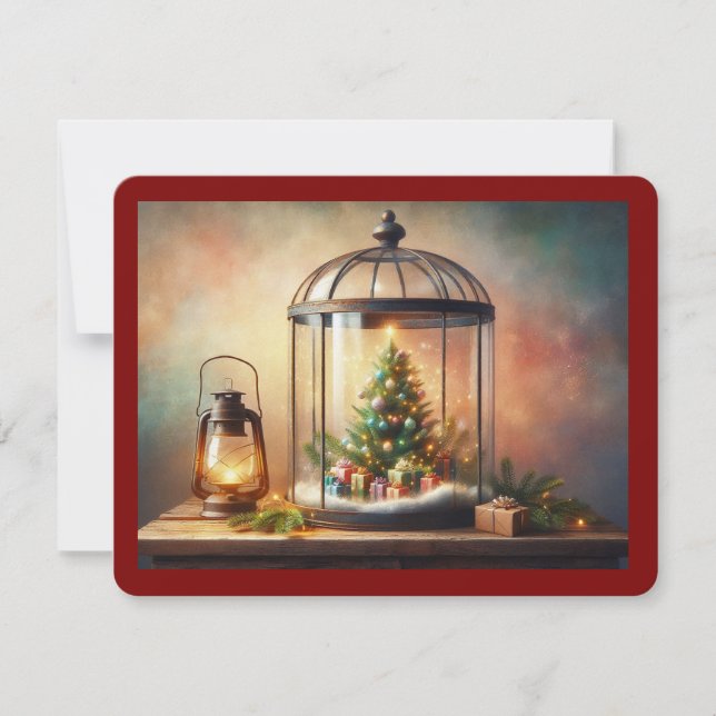 Christmas Flat Holiday Card (Front)