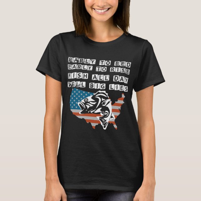 Christmas Flathead Perch T-Shirt (Front)