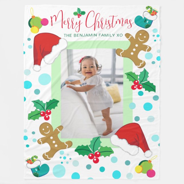 Christmas Fleece Blanket (Front)