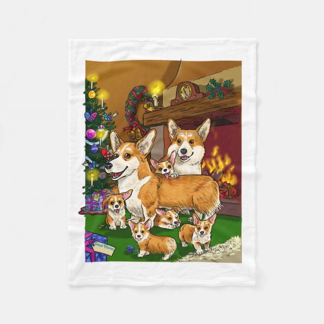 Christmas Fleece Blanket (Front)
