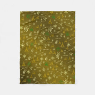 christmas fleece blanket