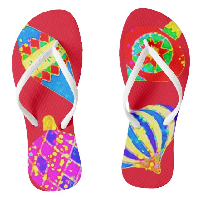 CHRISTMAS FLIP FLOPS ART AND DESIGN ECO (Footbed)