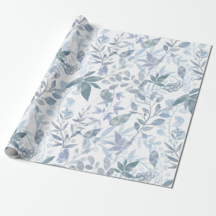 Christmas Floral Pattern Wrapping Paper