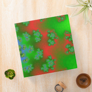 Christmas Floral Sprinkles Binder