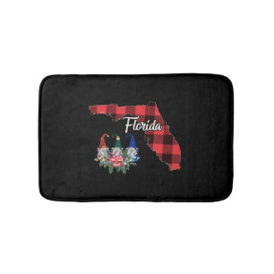 Christmas Florida  Bath Mat
