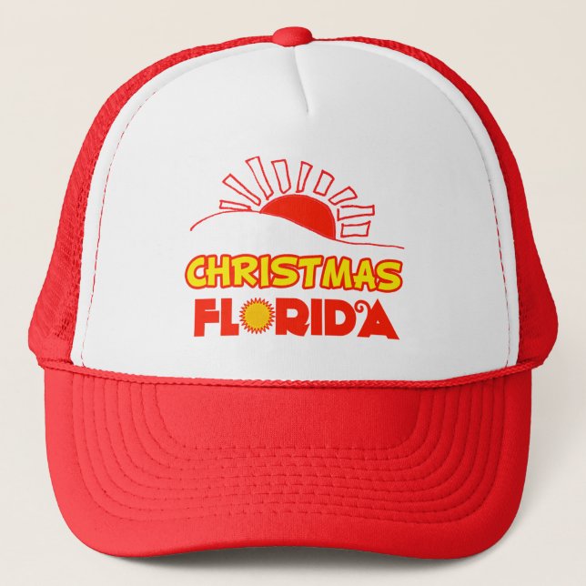 Christmas, Florida Trucker Hat (Front)