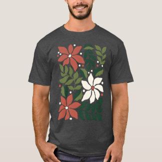 Christmas Flowers boy T-Shirt