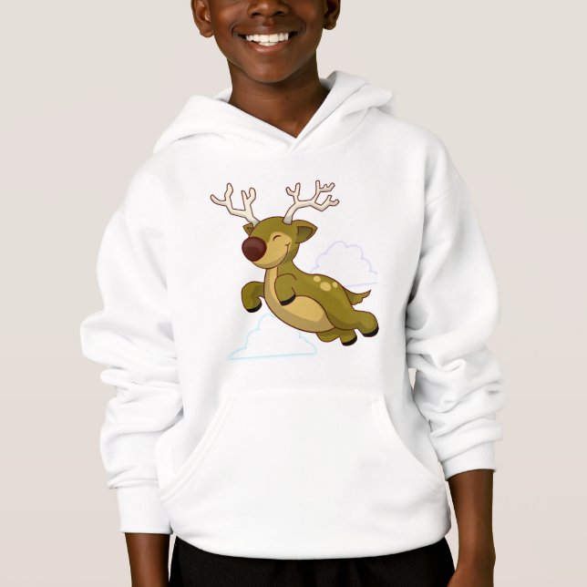 Christmas Flying Reindeer (Front)