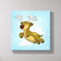 Christmas Flying Reindeer