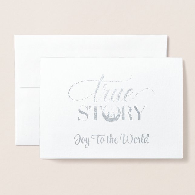 Christmas Foil Card (Front With Envelope)