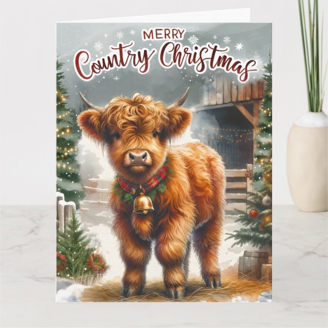 Christmas Folded Greeting Card (Front)