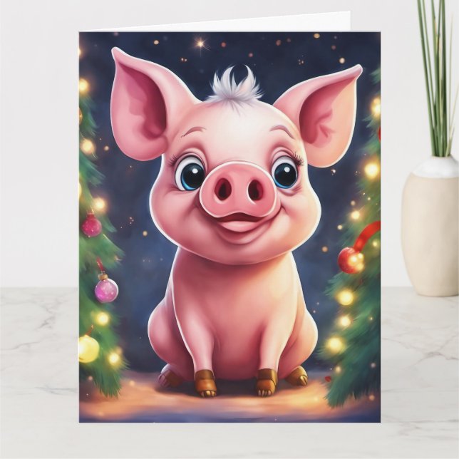 Christmas Folded Greeting Card (Front)