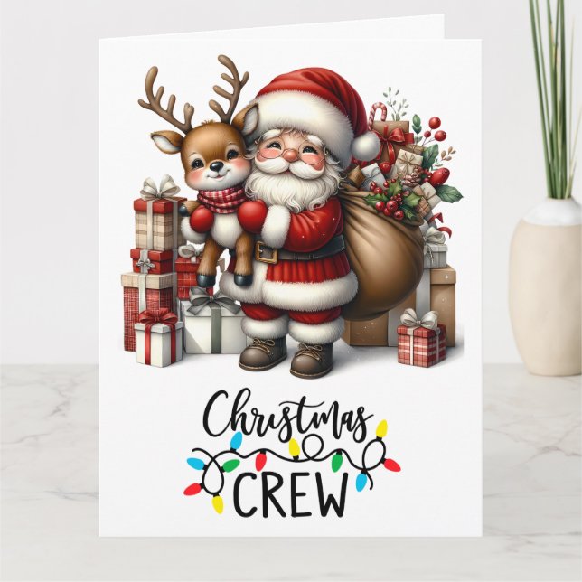 Christmas Folded Greeting Card (Front)