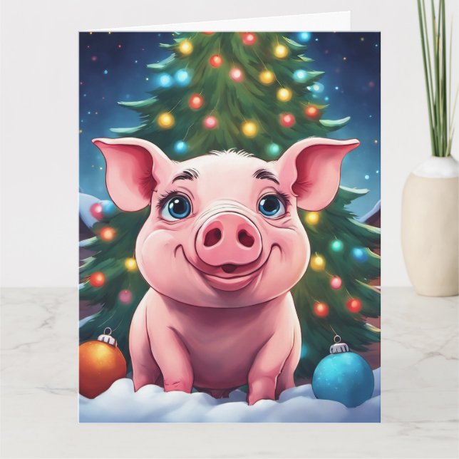 Christmas Folded Greeting Card (Front)