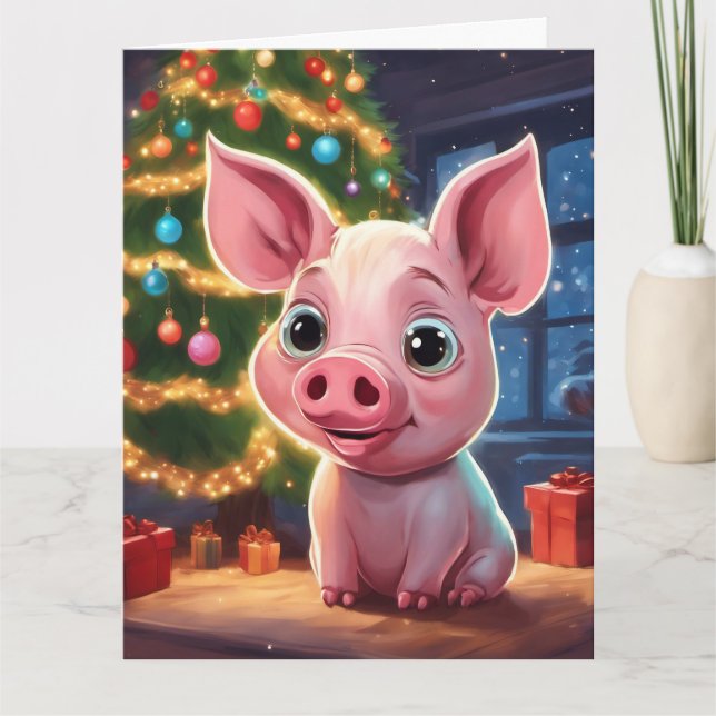 Christmas Folded Greeting Card (Front)