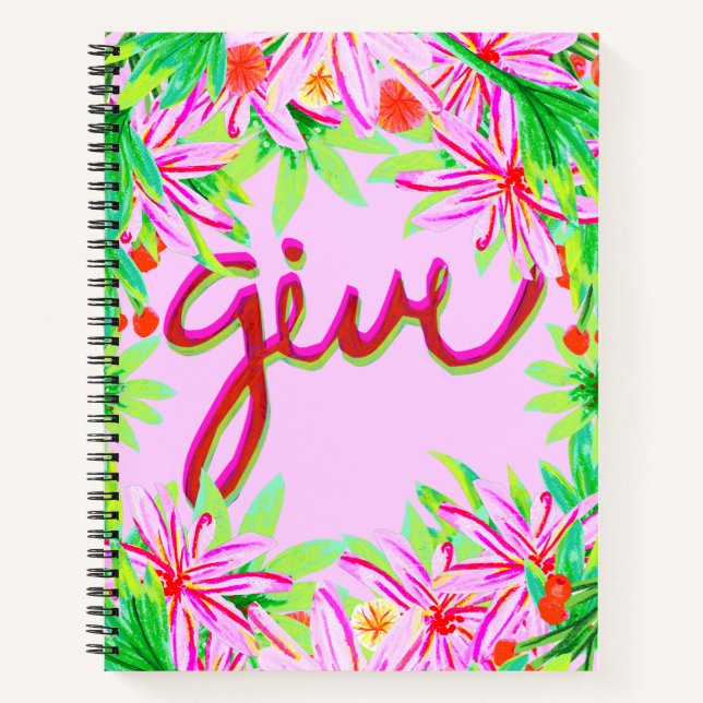 Christmas Foliage - Give Notebook (Front)