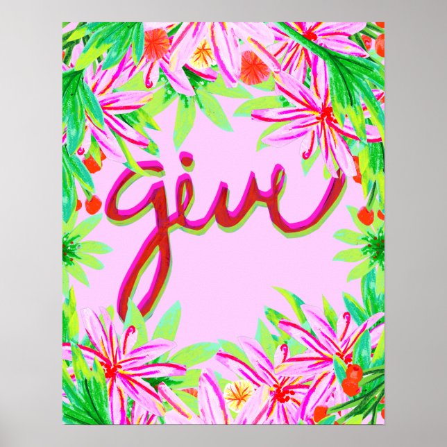Christmas Foliage - Give Poster (Front)