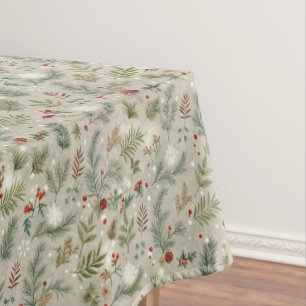 Christmas Foliage Tablecloth
