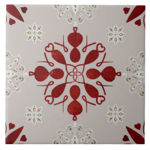 Christmas Folk Nordic Art Tile
