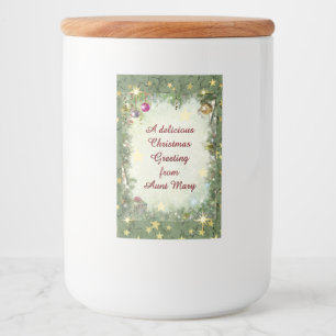 Christmas Food Label