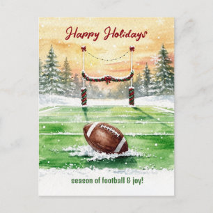 Christmas Football Holiday Greeting Cards