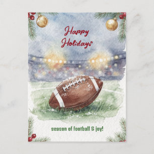 Christmas Football Holiday Greeting Cards