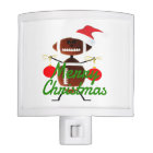 Christmas Football Player Cartoon
