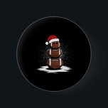 Christmas Footll Snowman Santa Claus Coach Men Wom 2 Inch Round Button<br><div class="desc">Christmas Footll Snowman Santa Claus Coach Men Women Kids</div>