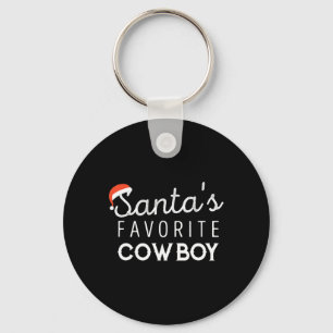 Christmas For Cowboys Keychain