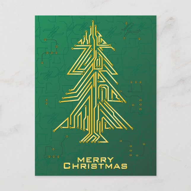 Christmas for Geeks Holiday Postcard (Front)