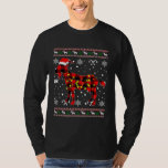 Christmas For Goat  Santa Buffalo Plaid T-Shirt<br><div class="desc">Christmas For Goat  Santa Buffalo Plaid</div>