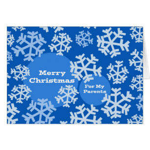 Christmas for Parents, Snowflake Design, Modern
