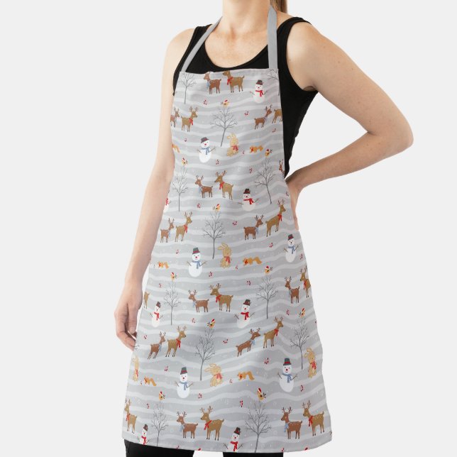 Christmas Forest Apron (Insitu)