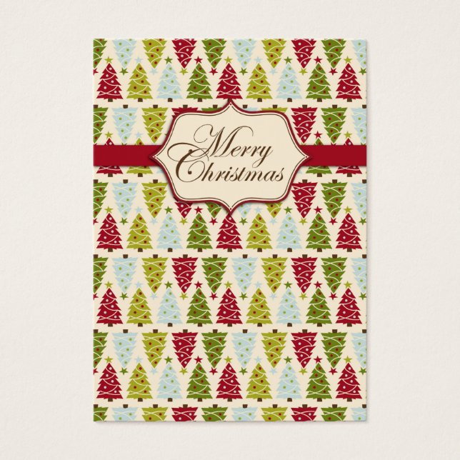 Christmas Forest Gift Tag 2 (Front)
