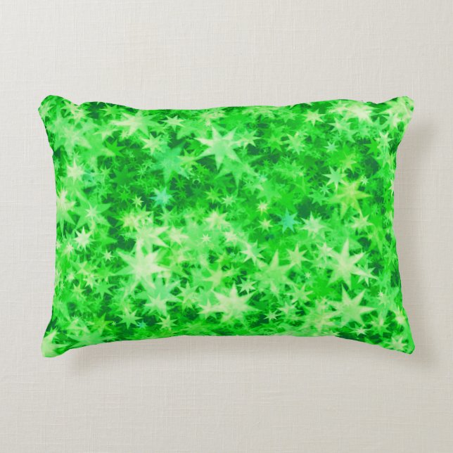 Christmas Forest Glow Accent Pillow (Front)