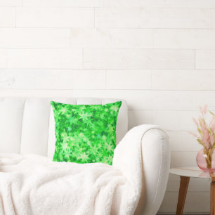 Christmas Forest Glow Throw Pillow