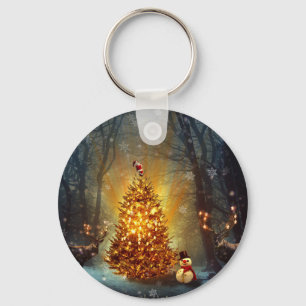 Christmas Forest                                 . Keychain