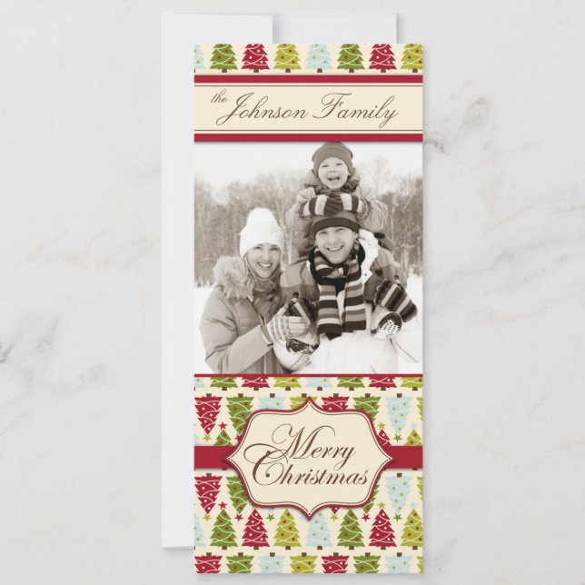 Christmas Forest Tall Card (Front)