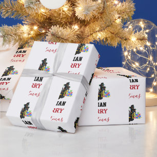 Christmas Forklift Truck  Wrapping Paper
