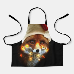 Christmas fox apron
