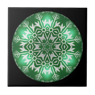 Christmas Fractal Design ~ Kaleidoscope ~ * ~ Tile