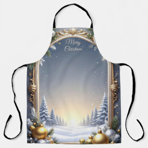 Christmas Frame Holiday Apron