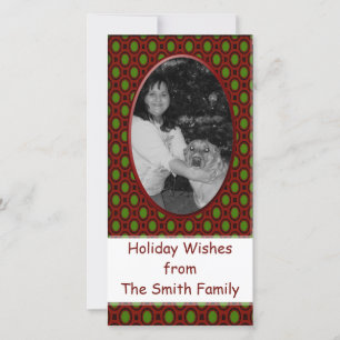 Christmas frame holiday card