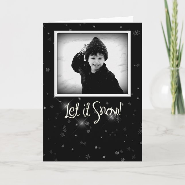 Christmas Frame Photo Card (Front)
