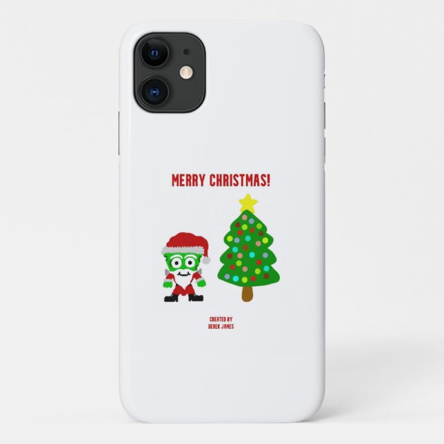 Christmas FrankenCheese Apple iPhone 11 Case (Back)