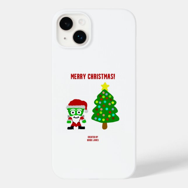 Christmas FrankenCheese Apple iPhone 14 Plus Case (Back)