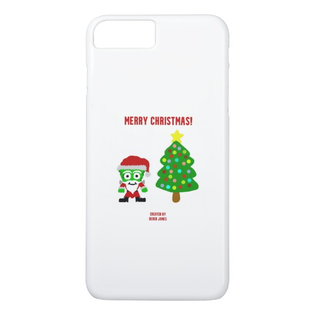 Christmas FrankenCheese Apple iPhone 8/7 Plus Case (Back)