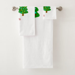 Christmas FrankenCheese Bathroom Towel Set