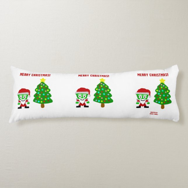Christmas FrankenCheese Body Pillow (Front)